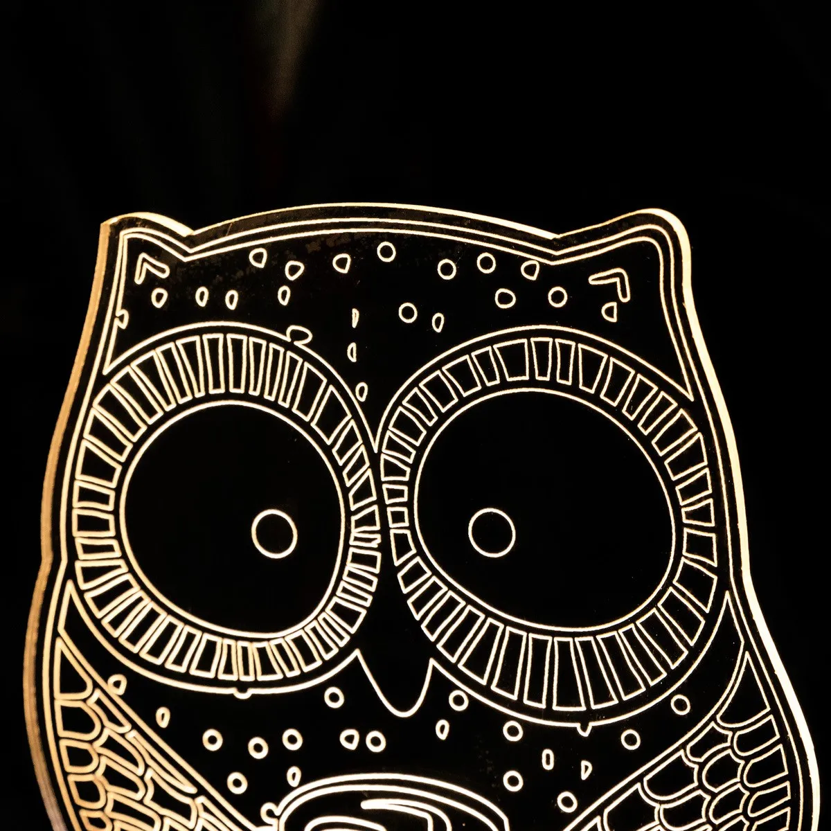 3D Led Lamp With Ethnic Owl Design Decoration Home And Office Decor Gift