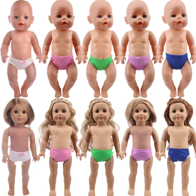 Doll Accessories Solid Color Underwear Elastic Waistband For 18