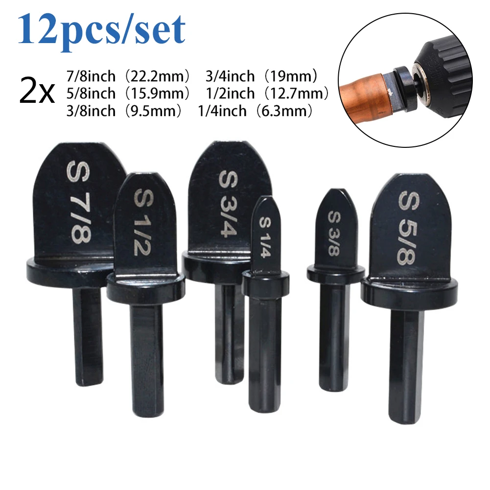 

12pcs Imperial Tube Pipe Expander Support For Air Conditioner Conditioning Swaging Tools 1/4 3/8 1/2 5/8 3/4 7/8inch