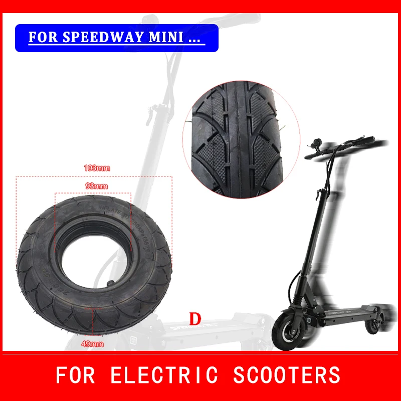 

200x50 Tire Explosion-Proof Tire for Speedtrott GX14 Speedway Mini 3/4 Scooter Front Wheel 8 Inch Solid Tire Tubeless Tyre