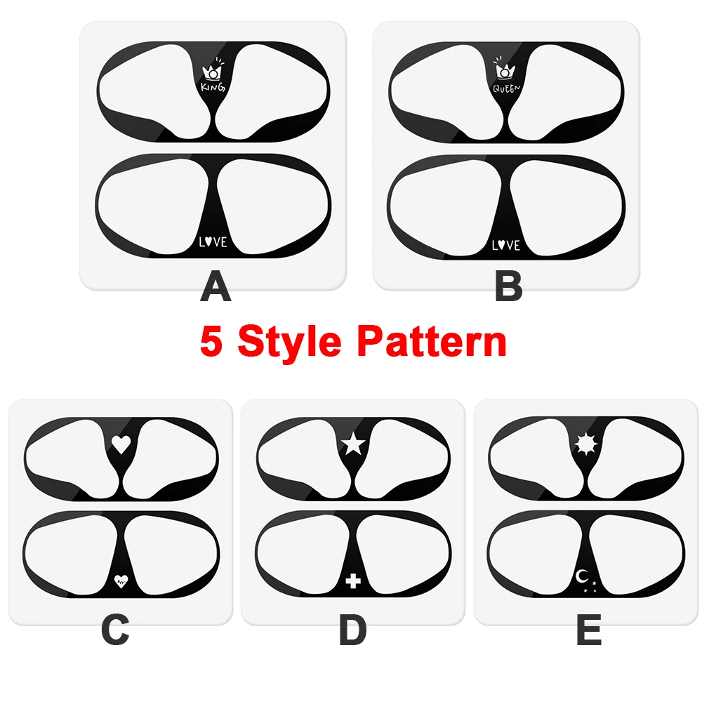 Новинка 1 комплект ультра тонкий защитный чехол металлическая пленка наклейка железная стружка защита от пыли для AirPods защитный чехол Аксессуары