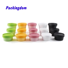 20 шт. косметический контейнер для крема, контейнерный горшок, пластиковые внутренние крышки, черная пустая коробка, жестяная маска, контейнеры, белая упаковка, 50 г, 100 г, 200 г, банки
