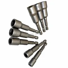 8 шт. гайка автомобильный набор ключей ударное сверло 1/" шестигранное 6 мм 7 мм 8 мм 9 мм 10 мм 11 мм 12 мм 13 мм