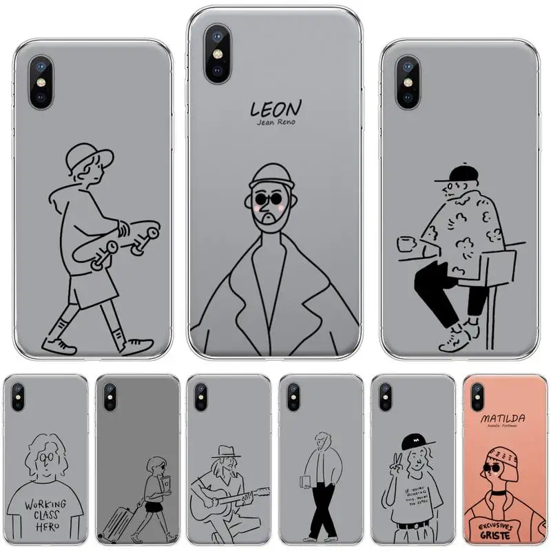 

This killer is not too cold Killer Leon Phone Case For iphone 12 5 5s 5c se 6 6s 7 8 plus x xs xr 11 pro max