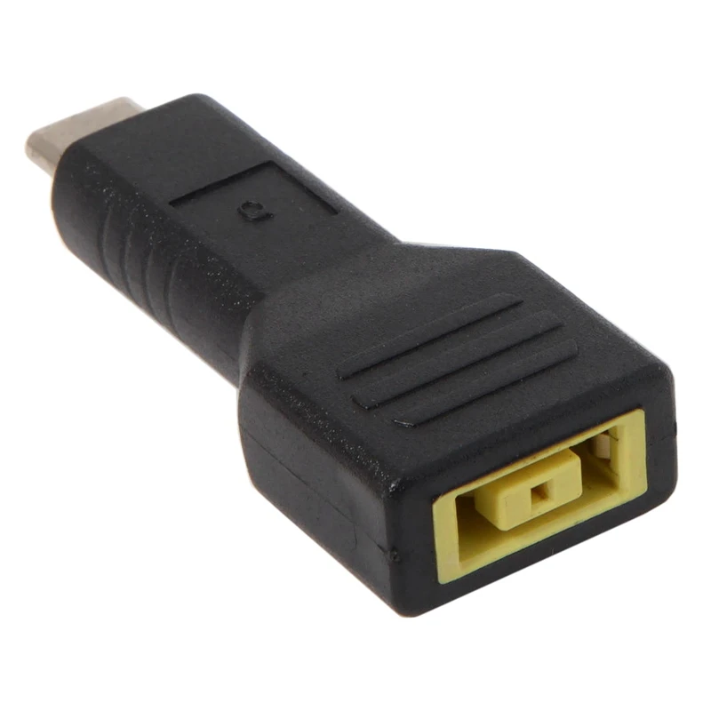 Rectangle Jack for Lenovo Input To USB-C Type-C Power Plug Charge Adapter Laptop Phone | Электроника