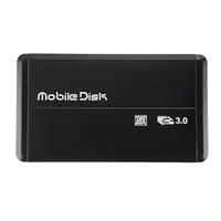 Быстрая скорость USB3.0 SATA SSD коробка SATA Чехлы 2," жесткий диск Alluminio внешний корпус для ноутбука жесткий диск Hdd для Windows/Mac Os - Цвет: Black USB 3.0
