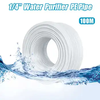 

100m water tube 1/4 quick hose Pipe For RO Water Filter System Aquarium PE Reverse Osmosis 1/4 inch