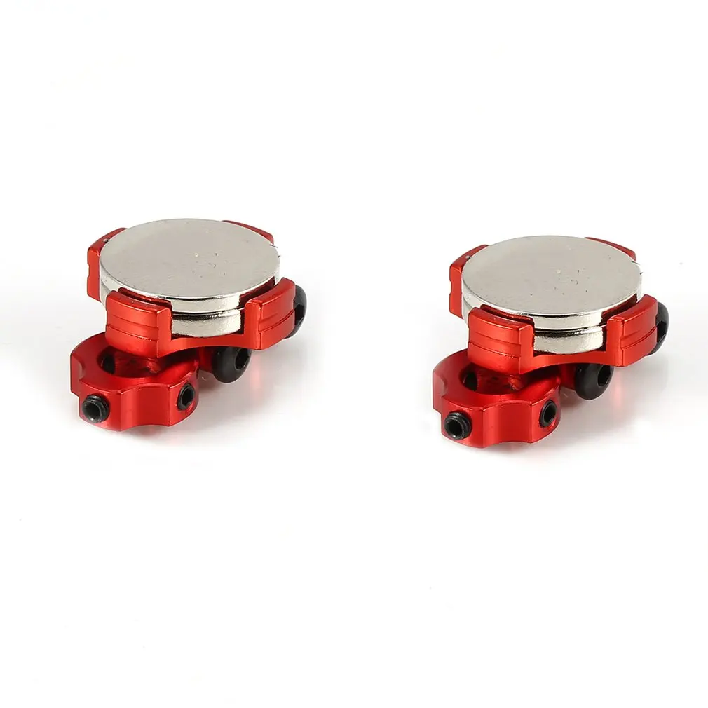 

2Pcs Alloy Adjustable Magnetic Stealth Invisible Body Post Mount for 1/10 RC Crawler Car Model Spare Parts zc