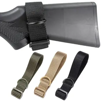 

Military Airsoft Tactical ButtStock Sling Adapter Rifle Rope Strap Belt Hunting Gun Gun Accessories Stock Strapping C3M9