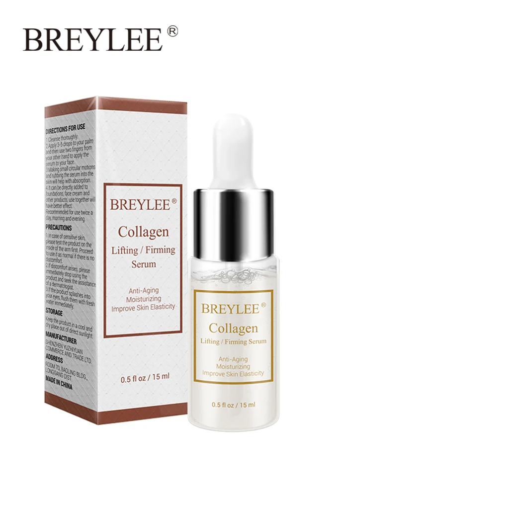 BREYLEE Snail восстанавливающая сыворотка коллагеновый, для лица Сыворотки лифтинг, укрепление увлажняющий, питательный пудра «Essence» по уходу