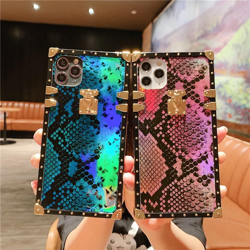 

fashion Snakeskin pattern With lanyard Phone Cover Case For Iphone X 11 pro Xs Max Xr 10 8 7 Plus se 4.7Luxury Soft Coque Fundas