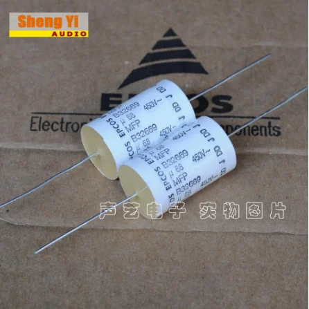 2pcs Free shipping EPCOS MFP stepless film coupling capacitor 0.68UF 680N 450VAC 630V | Электроника