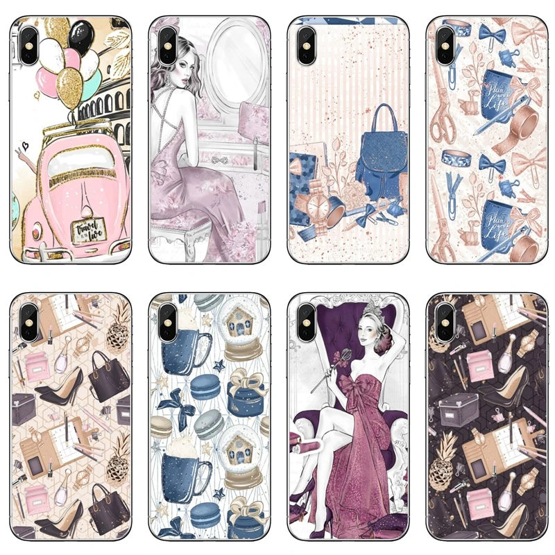 fashion girl makeup Mom For iPhone XR X XS Max 8 7 6s 6 plus SE 5s 5c 5 iPod Touch Accessories phone case | Мобильные телефоны и