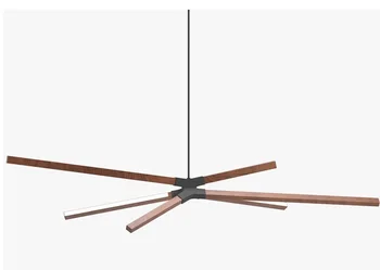 

Industry Chic Pendant Lights for High Ceiling in Red/Black/Wood Grain Veneer