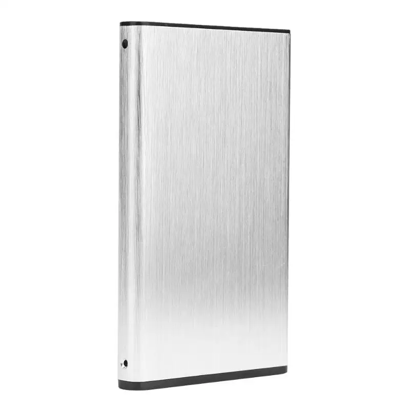 Silver VKTECH Портативный USB 3,0 Корпус для жесткого диска 6 Гбит/с внешний корпус для 2,5 дюймов HDD SSD для Windows 98/SE/ME/2000/XP - Цвет: Silver