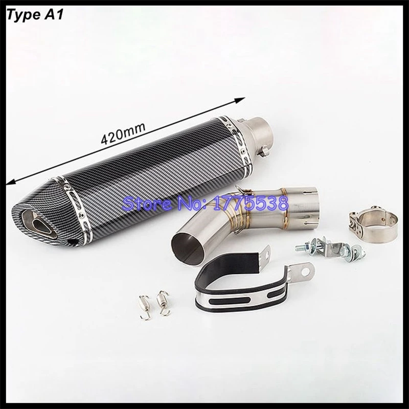 Motorcycle Exhaust Muffler with Link Pipe for Suzuki V-Strom 1000 (DL1000) 2014-2019 V-Strom 1050 (DL1050) 2020 2021 Escape Moto - Image 2