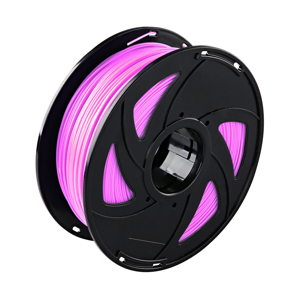 XVICO нити 3d принтер PLA/ABS нить для экструдер-ручка, 1,75 мм Точность ±0. 02 мм 1 кг/2.2lb катушки многоцветный для RepRap - Цвет: Розовый