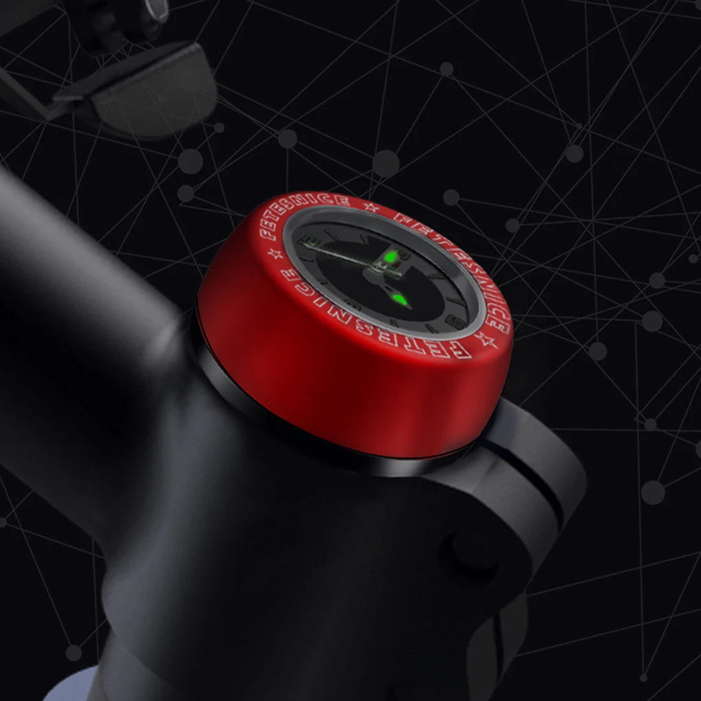 Mountain Bike Headset Watch Fixed Gear Bicycle Waterproof Stem Top Cap Clock Timepiece Accessory