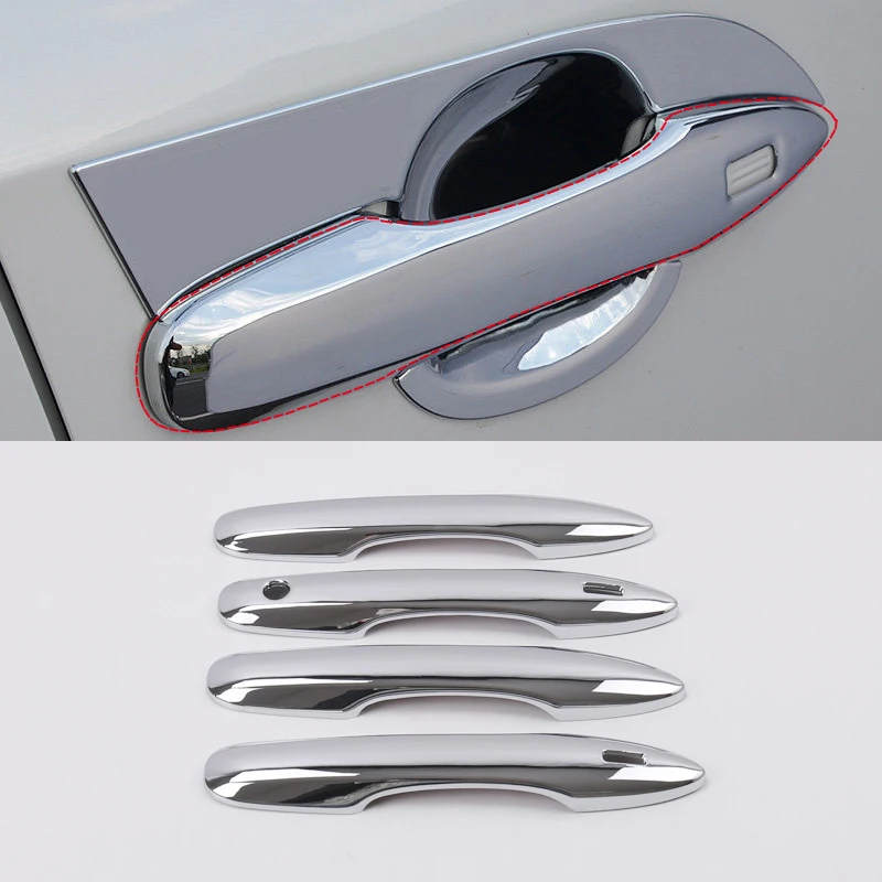 

Fit For Toyota Corolla E210 2019 2020 Car Styling ABS Door Handle Bowls Cover Trim With Keyhole 4pcs Auto Accessories