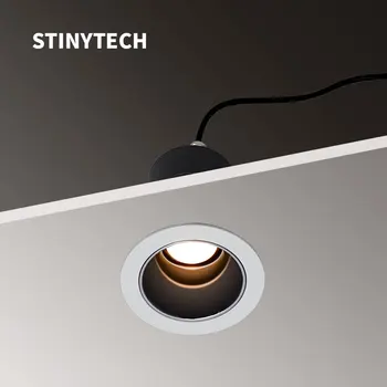 

Stiny Luxury LED Recessed Spotlight COB Ceiling Light 10W Hotel Deep Anti Glare Wall Washer Spot light