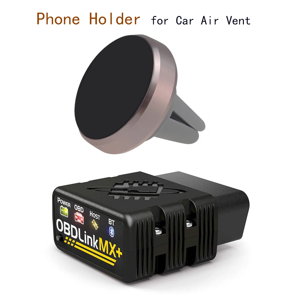 Диагностический сканер OBDLink MX + OBD2 с магнитным держателем для телефона устройств