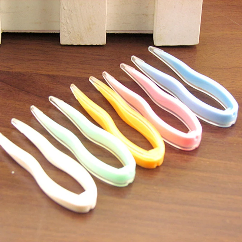 Lymouko 2set/Lot Portable Tweezers and Suction Stick Contact Lens Special Clamps Tool for Contact Lens Inserter Remover