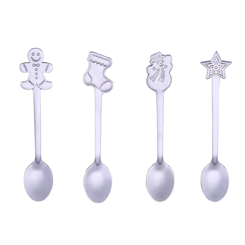 Baby Spoon Food Feeding Set Stainless Steel Learning Eating Spoons For Baby Christmas gift