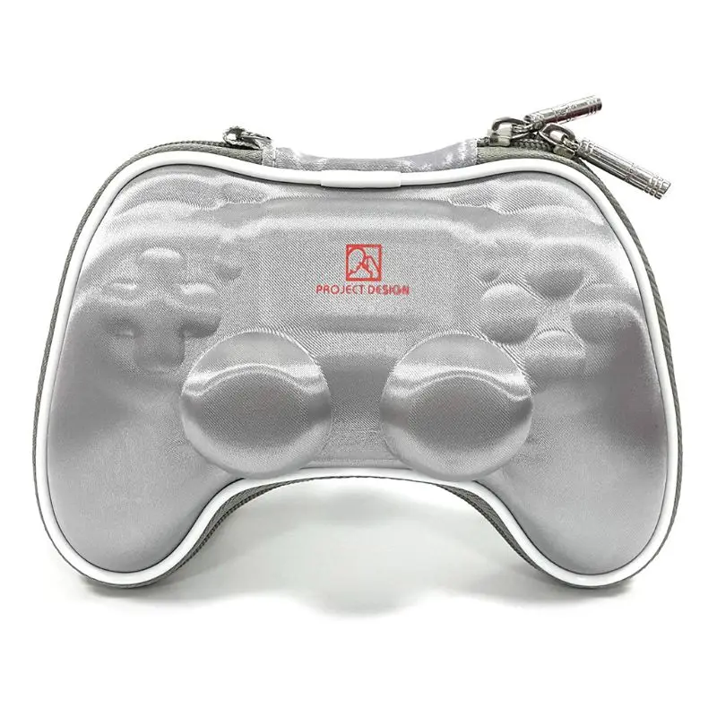 Aairform сумка для PS4/SLIM/PRO Контроллеры жесткий чехол серебристый/черный/красный/синий - Цвет: Серебристый