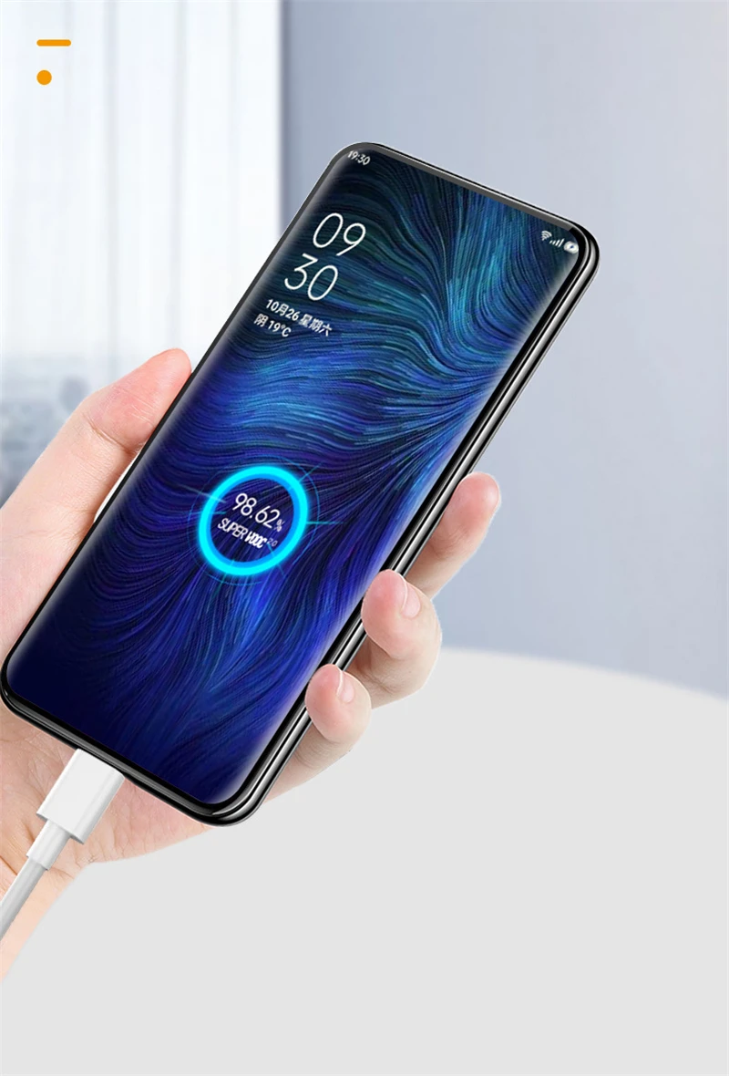 65W Supervooc 2.0 + 25W PD PPS Fast Car Charger For iPhone 13 Samsung S21 OPPO Find X2 Pro Reno 4 3 Realme 8 7 6 Pro USB-C Cable