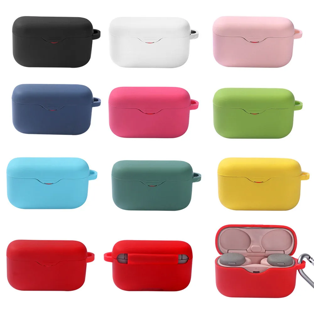 

Silicone Case Protective Cover for Sony WF-H800 h.ear in 3 Truly Wireless Headphone Charging Storage Box Earphone Shell Case