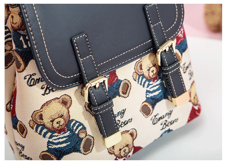 2021 new cute backpack female new Korean version backpack female fashion all-match art bag stylish backpacks for teenage girl