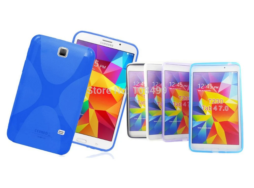 X Line гелевая оболочка силиконовый чехол задняя крышка защитный для Samsung Galaxy Tab 4 7 0