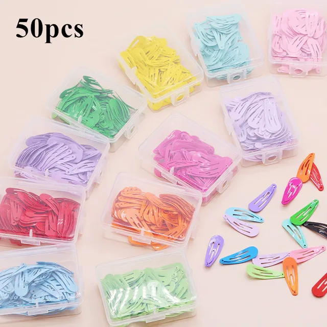 50pcs/lot Mini Pet Dog Hairpin Candy Colors about 3cm Small Puppy Hair Clips 1