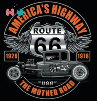 

Motor Freak T-Shirt, HotRod & Route66 America's Highway, Motorsport (bis 3XL)