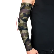 1 шт. камуфляжные спортивные налокотники для баскетбола, волейбола, локоть, защита рукава, Спортивная безопасность, Налокотник