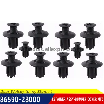 

10PCS For Hyundai Tucson IX25 CRETA Elantra For Kia RIO Universal Push Clips Retainer Fastener 8659028000 86590-28000 Accent