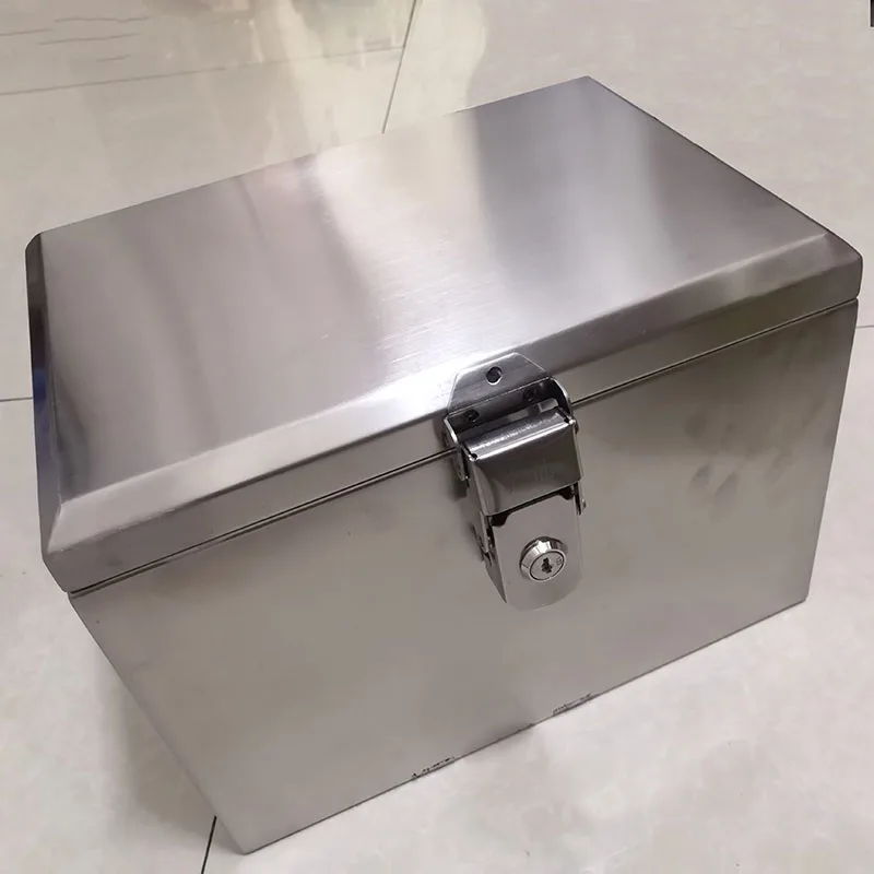 35*25*25cm Portable Stainless Steel Toolcase Home Multifunction Side Storage Box Packaging Repair Tool Case Instrument Equitment 3