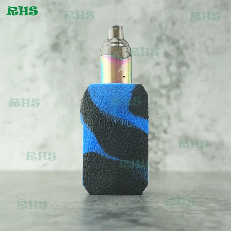 black blue 5 шт.~ RHS силиконовый чехол для IJOY Diamond VPC 1400 мАч 10 цветов на выбор заводская цена - Цвет: black blue