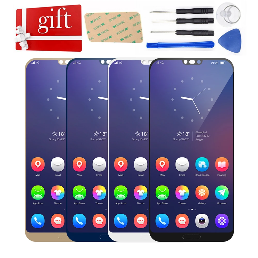 

LCD For Huawei Honor 10 COL-L29 LCD Display Touch Screen Digitizer Assembly For Huawei Honor 10 LCD Display Fingerprint
