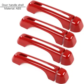 

10pcs Door Handle Cover Trim For Jeep Wrangler JL 2018 Decal Protector