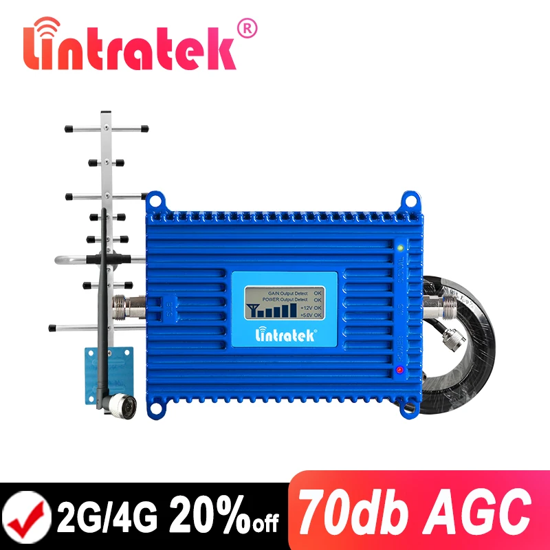 Lintratek Россия Бесплатная доставка усилитель сотовой связи для Израиля 4G 1800 2600 800 2G