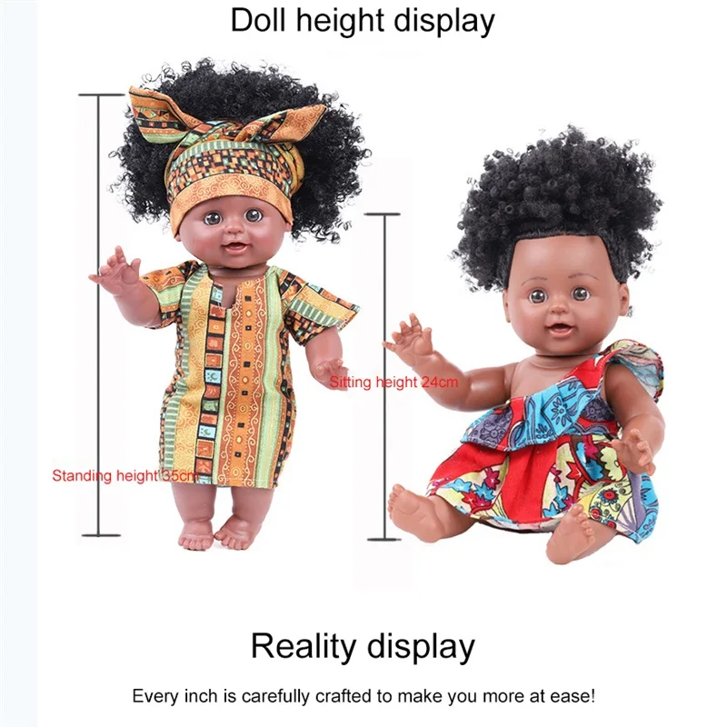 miniature black dolls