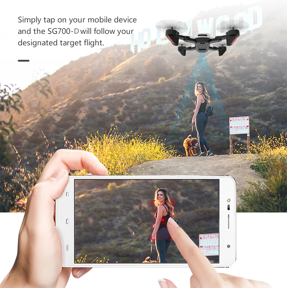 SG700 складной вертолет мини Дрон WiFi FPV 720P HD камера светодиодный светильник один ключ возврат RC Квадрокоптеры детские игрушки дропшиппинг