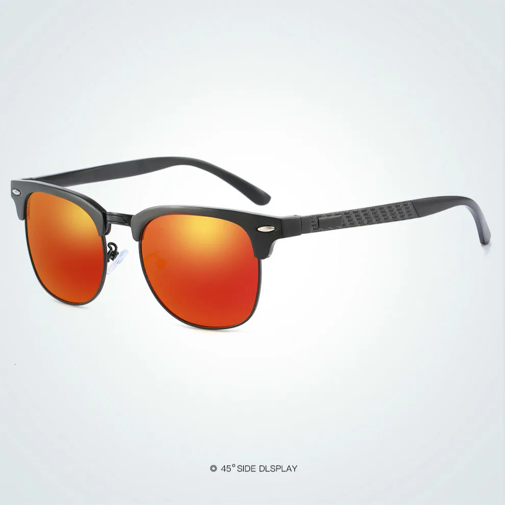 Акула парус, фирменный дизайн, Классические поляризованные солнцезащитные очки для мужчин и женщин, для вождения, квадратная оправа, солнцезащитные очки, мужские очки, UV400, Gafas De Sol