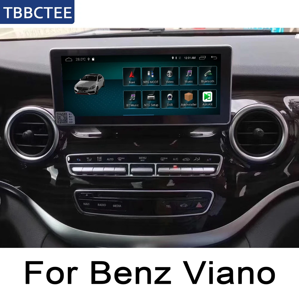Для Mercedes Benz Viano Class~ NTG 10,2" Android мультимедиа сенсорного экрана PlayerStereo дисплей навигация wifi HD карта