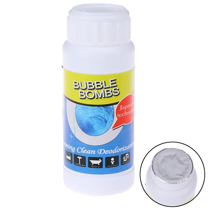 New Quick Foaming Toilet Cleaner Magic Bubble Bombs 1 Bottle 100g Fast