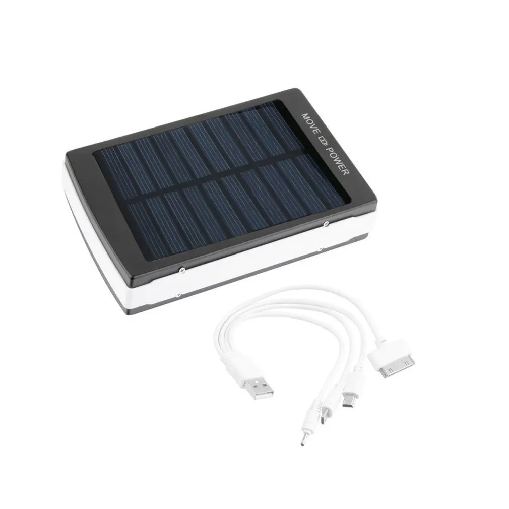 Portable Solar Power Bank 50000mAh Bateria External Dual USB LED Mobile Phone Battery Charger Backup Powerbank | Мобильные телефоны