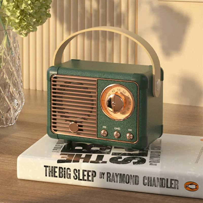 US $15.36 Retro Bluetooth Speaker H2 Classical Retro Retro Decor Usb Portable Decoration Mini Speakers Travel Music Player