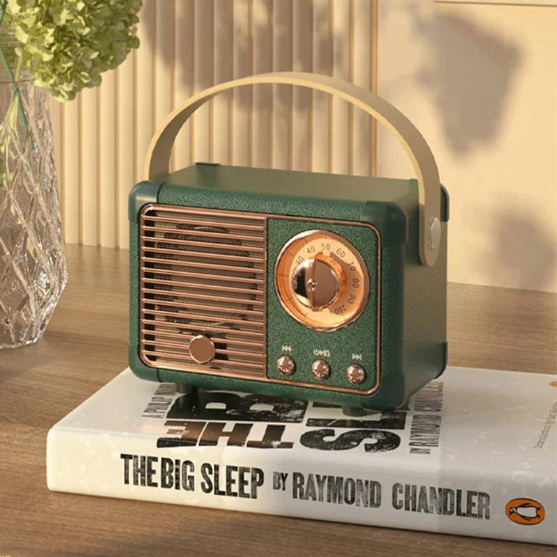 Rádio portátil retrô h2 clássico