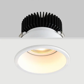 

1pcs Anti-Glare LED Downlight 7W 12W 20W Dimmable led Recessed Ceiling Lamp 220V 110V led spot light for Indoor Lighting Fixture